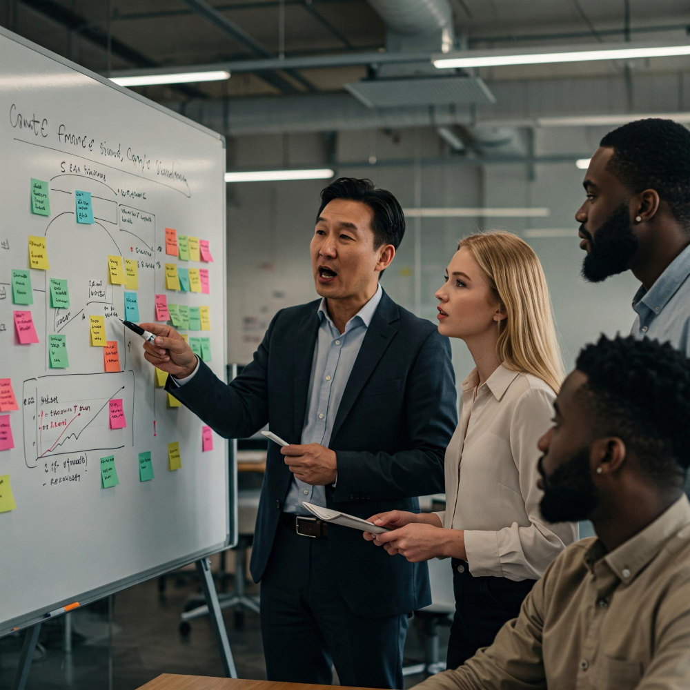 CTO-as-a-service, AI strategy boards, quarterly business reviews.